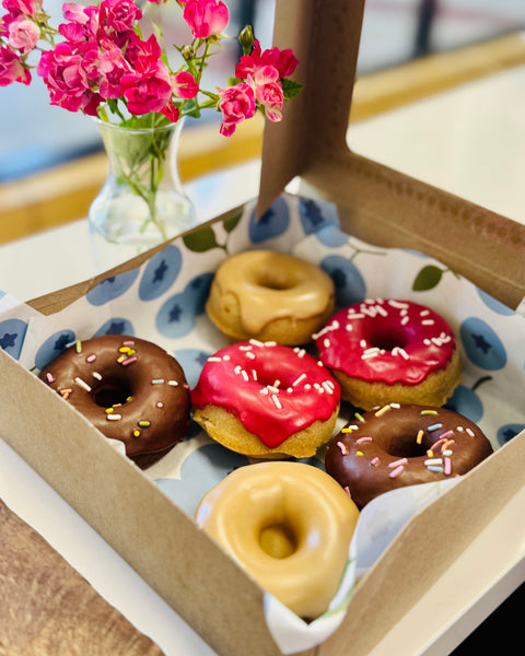 Gluten-Free Vegan Mini Doughnuts – 6 Pack