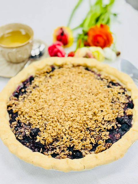 Gluten-Free Wild Blueberry Pie